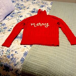 Women turkey neck sweater
